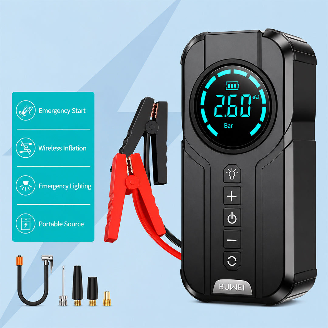 Jump Starter With Air Pump